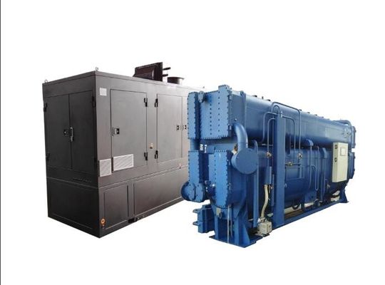 قیمت خوب 300KW سیستم های گرمایش و برق با خنک کننده ترکیبی، گاز طبیعی CCHP آنلاین