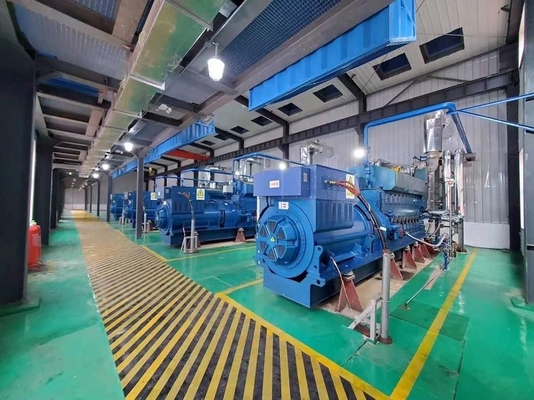 قیمت خوب 1000KW 1MW Natural Gas Biogas Generator Set Power Station Open Container آنلاین