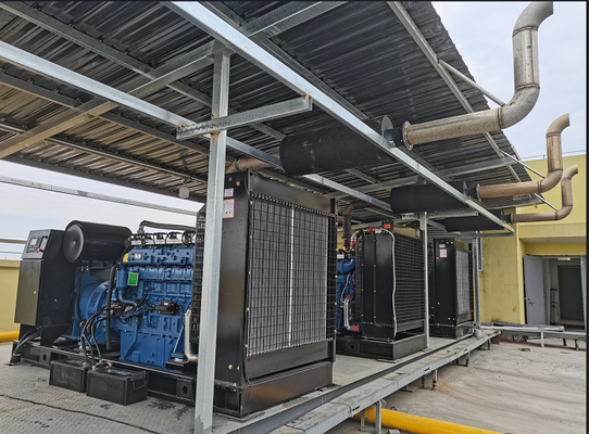 قیمت خوب 50hz 60hz 300KW Natural Gas Generator Set Yuchai Engine Powered آنلاین