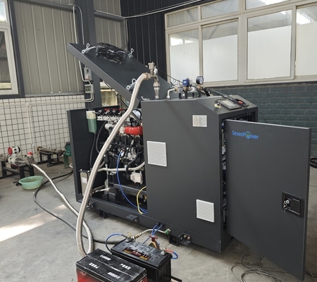 قیمت خوب 88.8% Overall Efficiency Natural Gas CHP Heat And Power Co-generation Unit 20KW 25KVA آنلاین