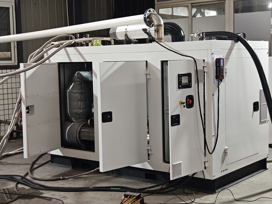 قیمت خوب 50Hz CE Approved Low Noise Silent Natural Gas BHKW CHP Cogenerator 120kw 150kva آنلاین