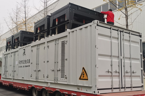 قیمت خوب Silencer Equipped 250KW 300KVA 500KW 625KVA Deutz Natural Gas LNG CNG Generator Set for Outdoor Gas and Oil Fields آنلاین